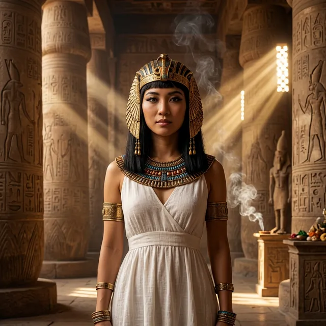 Same character as Egyptian priestess